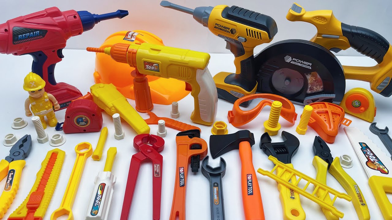 12 min to open the box, satisfied with the electric screwdriver, screw assembly toolbox | Toy Review