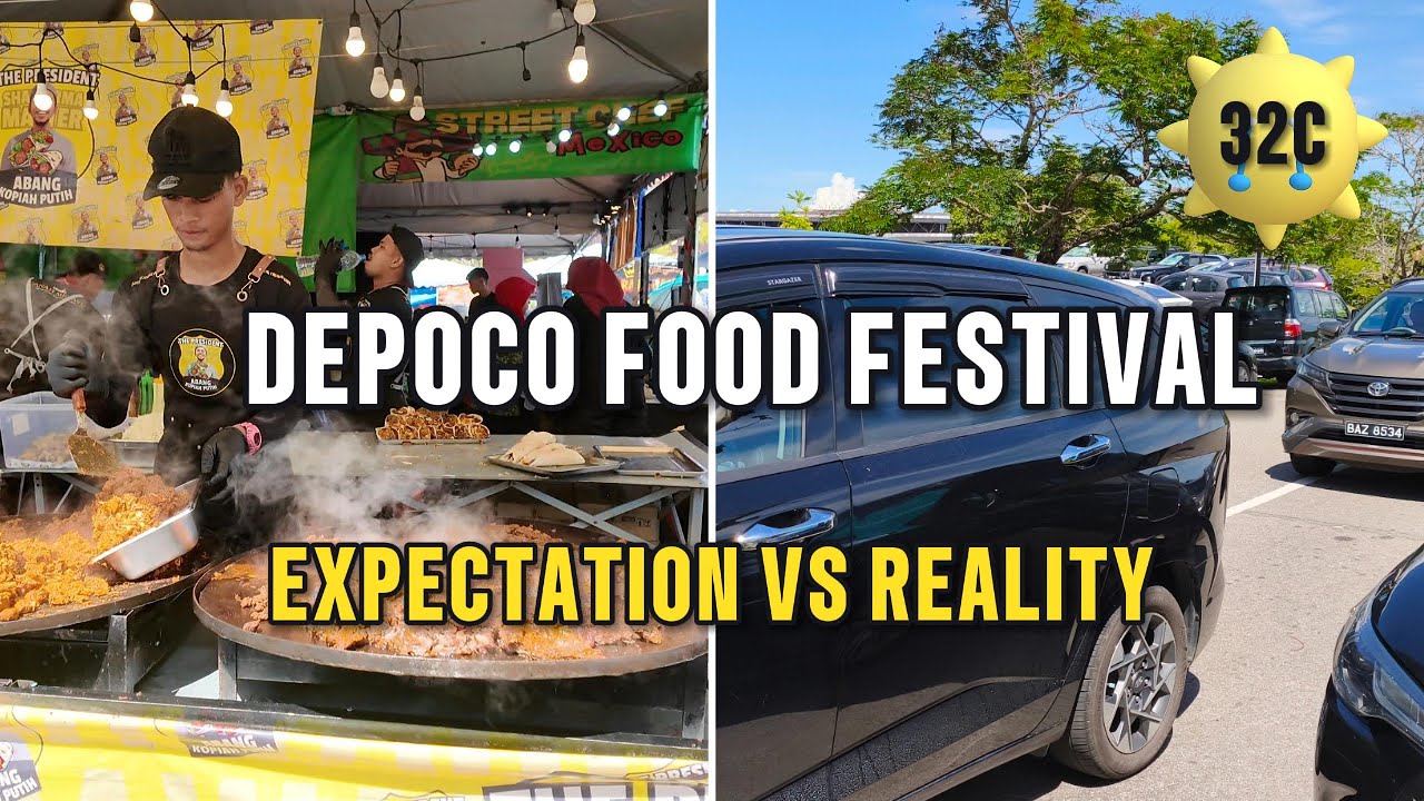 DEPOCO FOOD FESTIVAL 2025: The Honest Truth! 🥵 (Parking Chaos & Malaysian Food Queues)