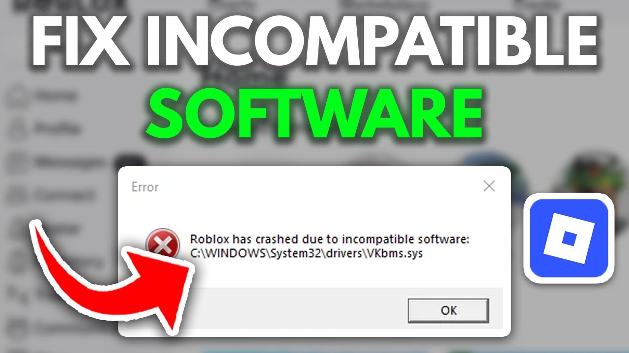 How to Fix Roblox Crashed From Incompatible Software (2025)