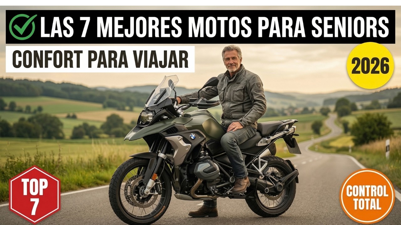 Las 7 Mejores Motos para Seniors en 2026 (Elegidas por Expertos)