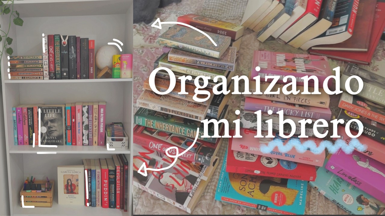 Organizando mi nuevo librero!!!