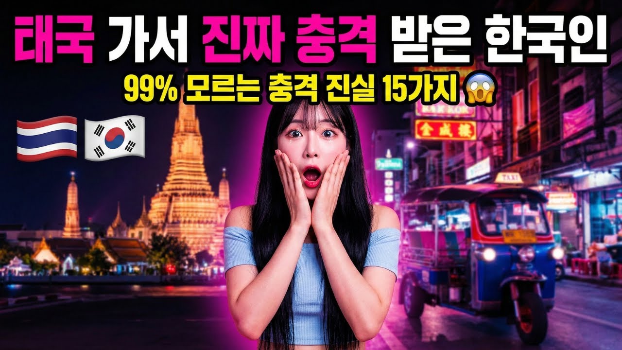 한국인 99%가 몰랐던 태국의 충격 진실 15가지 😱 태국 다시 보게 됩니다