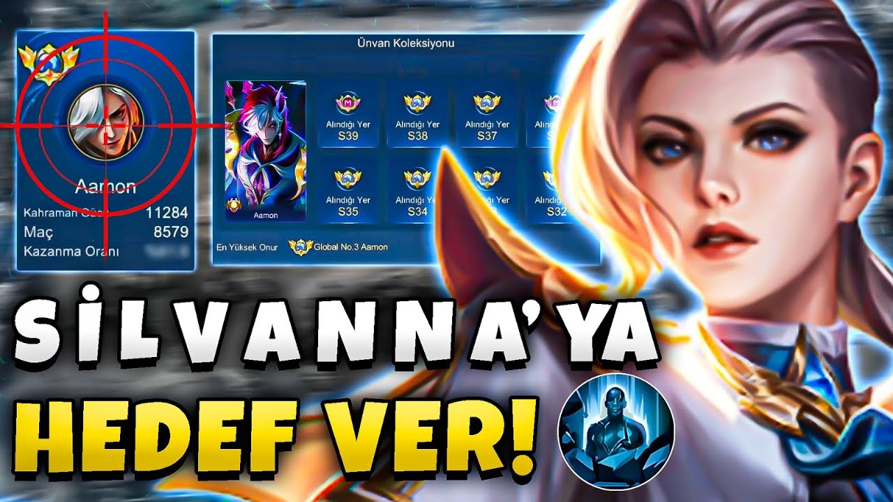 TAŞLAŞTIR SİLVANNA İLE 8500 MAÇLI AAMON KIŞKIRTMA! -  SOLO MAÇTA ÇOOOK EĞLENDİM! - Mobile Legends