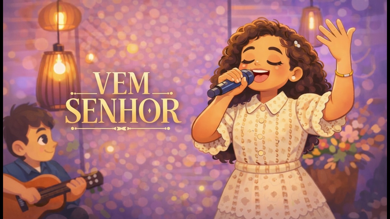 Vem Senhor | Música Infantil Cristã | Louvor para Crianças