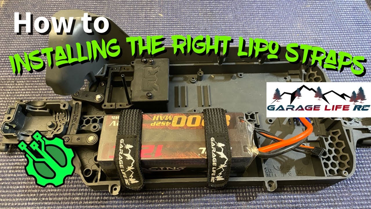 @GarageLifeRC battery straps installed in the 3s/4s ARRMA rc cars #cnhl #arrma #rccar