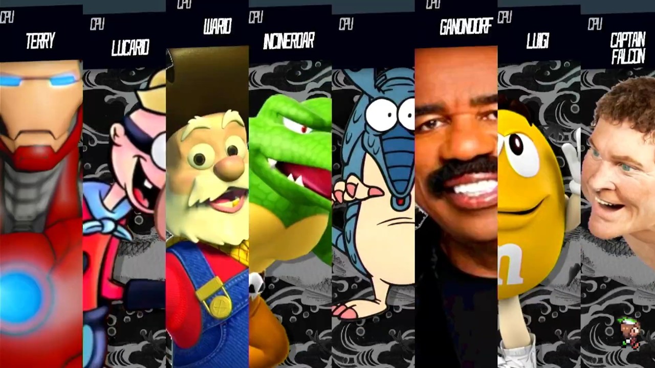 Brawl at Waluigi Pinball - Requested Smash Bros Battle