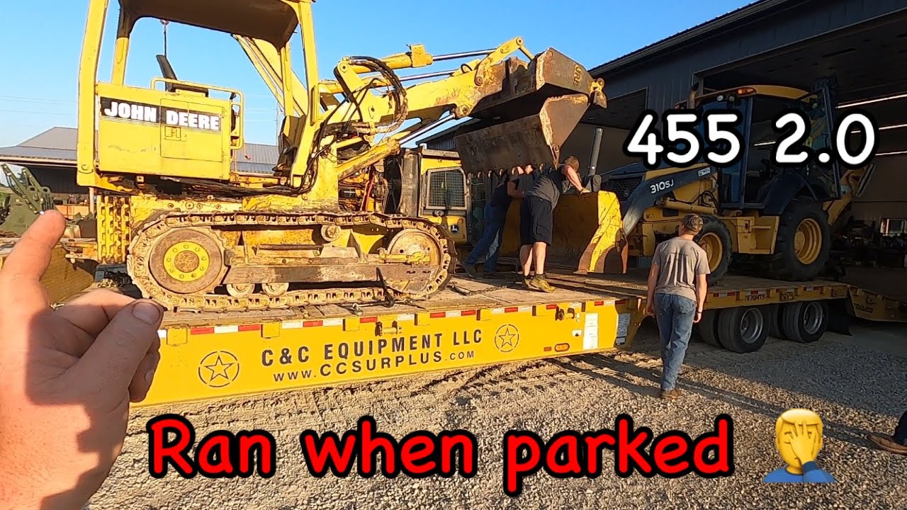 Мы спасли ещё один гусеничный погрузчик @JohnDeere 455. Заведётся ли он снова? Что я опять натвор...