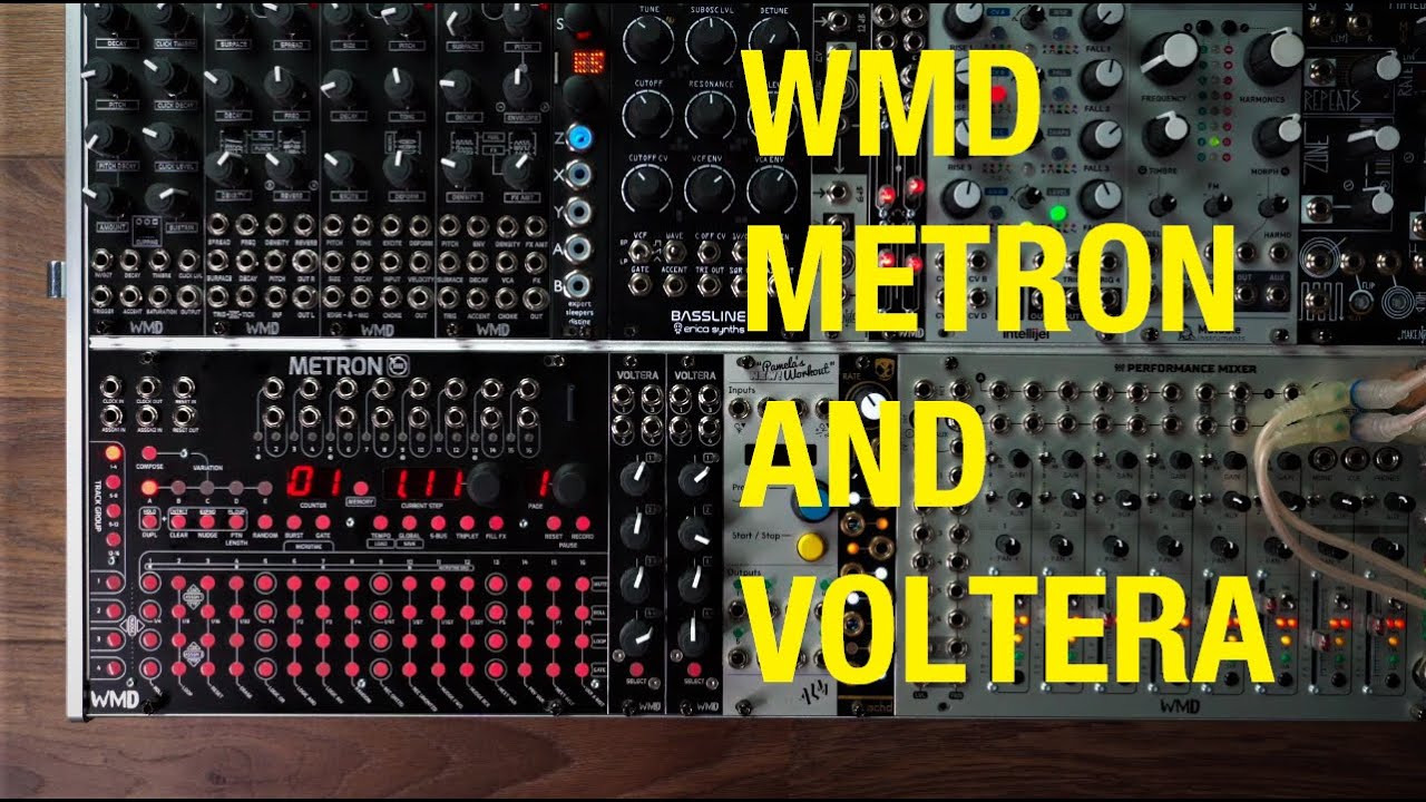 Best eurorack sequencer ever? ~ WMD's Metron and Voltera's coolest features!