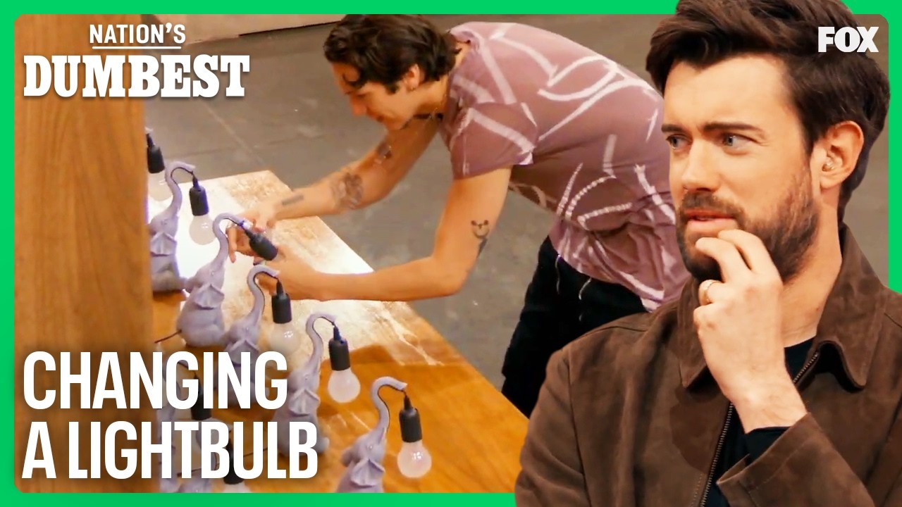 How Many Celebrities Does It Take to Change a Lightbulb? | Nations Dumbest
