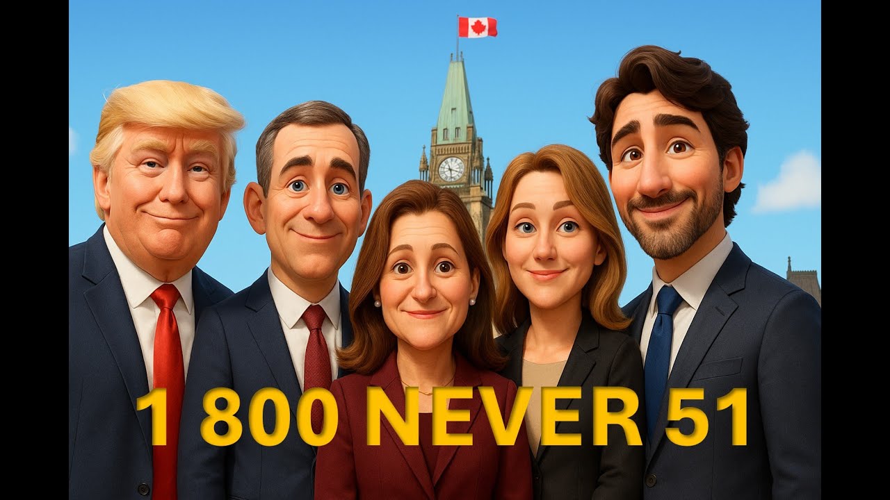TRUMP CALLS 1-800-NEVER-51 😂🇨🇦 | The Call From the White Trailer (Parody Song)