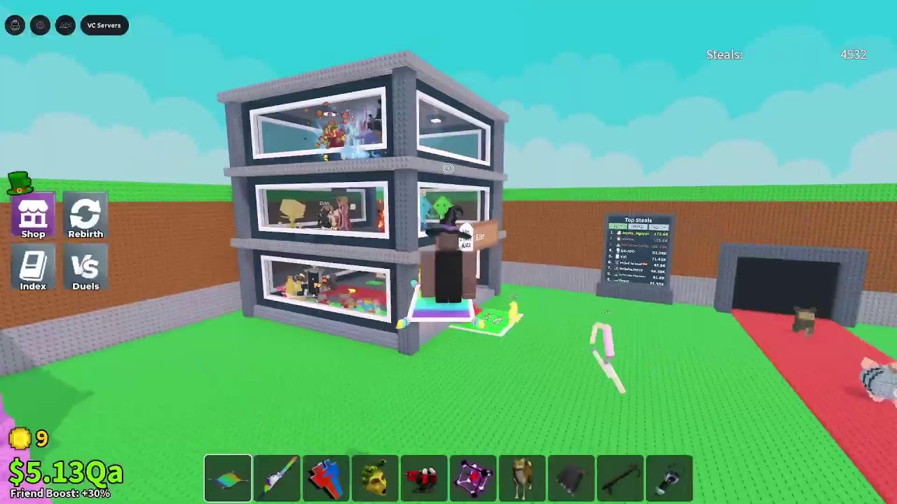 (Steal A Brainrot) Chilling, Trading, And Pvping