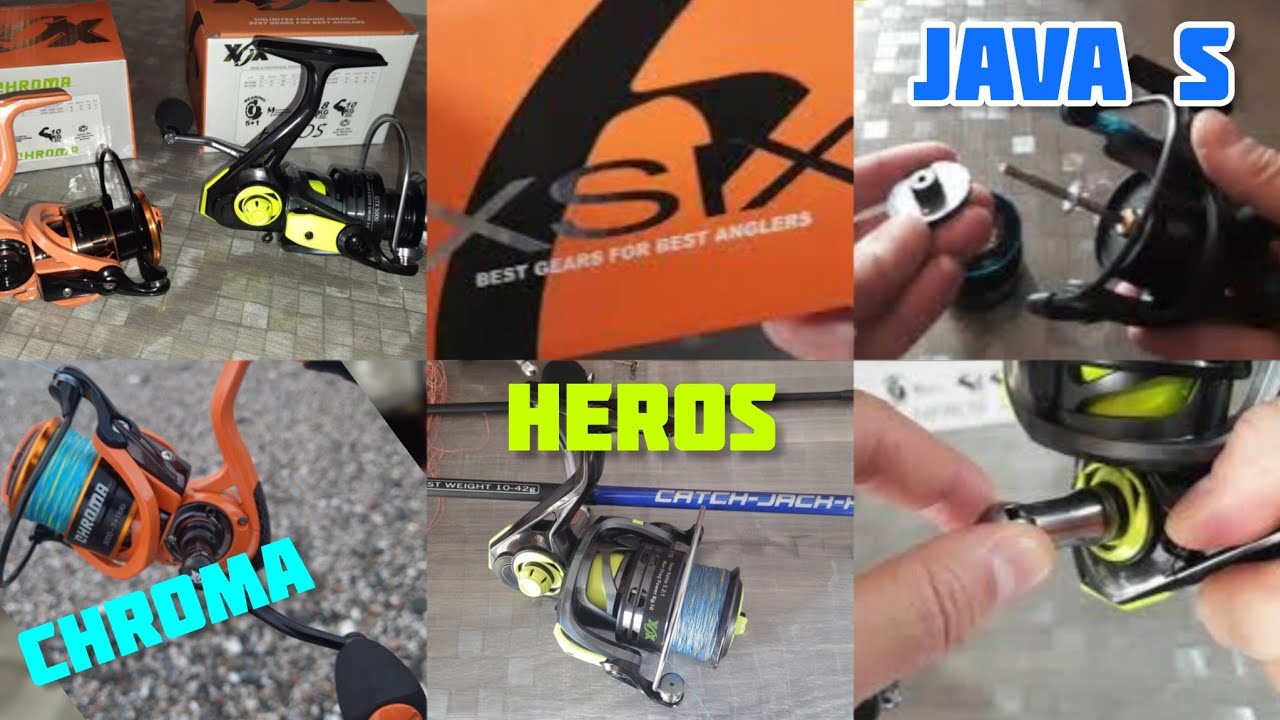 Tre MULINELLI lowcost X6X BY OLYMPUS.SRL - Chroma, Heros, Java - Eging e Spinning 🎣🎏