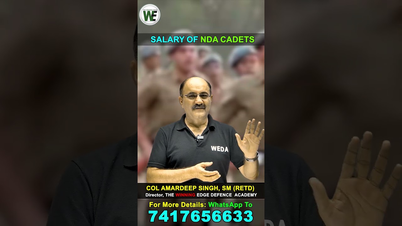 What is the Salary of NDA Cadet | Does a Cadet at NDA get Salary During Training Period