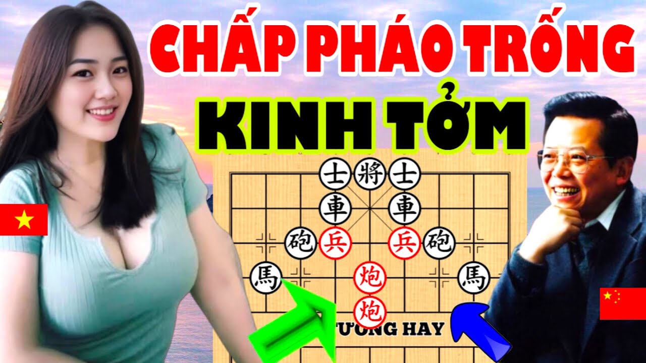 CHẤP PHÁO TRỐNG, 5 LẦN PHẾ XE HAY NHẤT QUẢ ĐẤT | CỜ TƯỚNG HAY