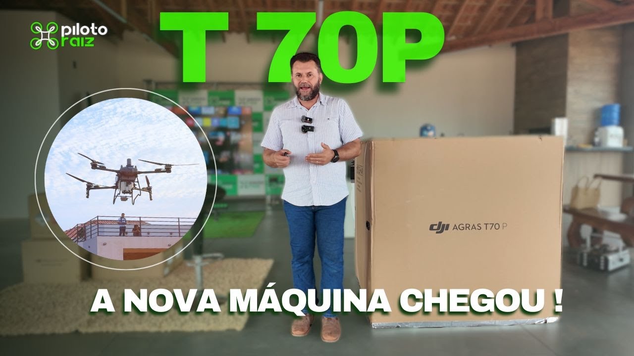 DJI Agras T70p - Apresentaçao do novo drone da DJI !