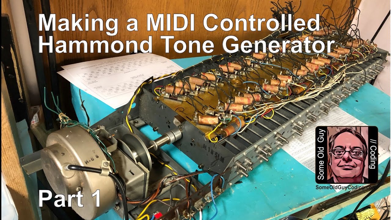 MIDI Controlled Hammond Tone Generator Project  - Part 1