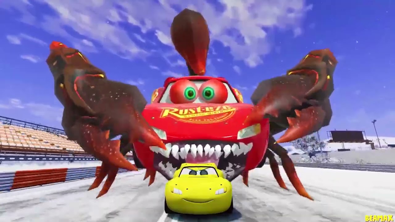 Lightning McQueen Eater | McQueen VS Lightning McQueen Boxy Boo - Coffin Dance Song (COVER)