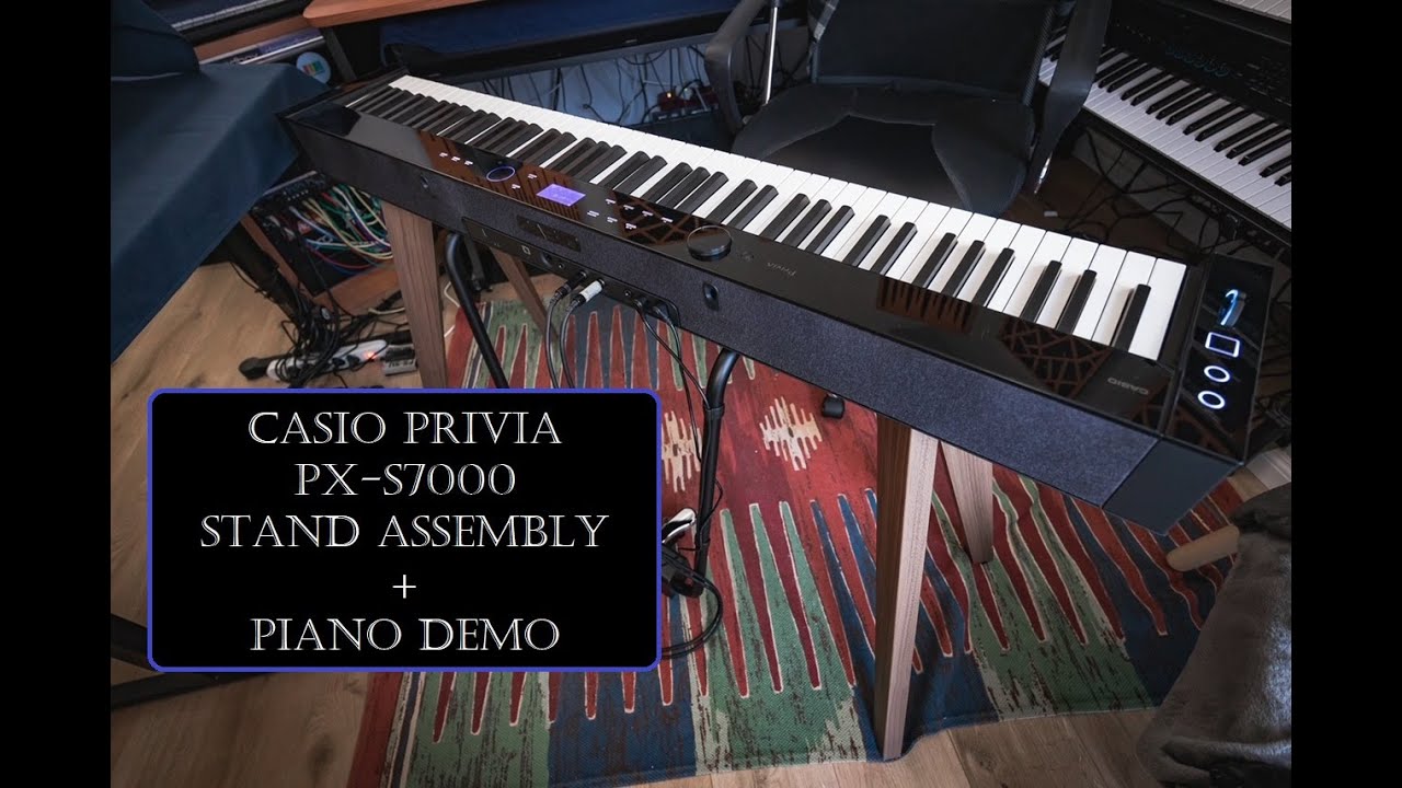 Casio PX-S7000 Stand Assembly + Piano Test | No Talking | @CasioMusicItalia @casiomusiceurope
