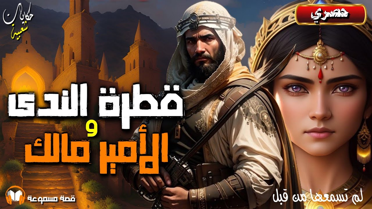 قطرة الندى و الأمير مالك  قصة تراثية رائعة، أغمض عينيك واستمع.