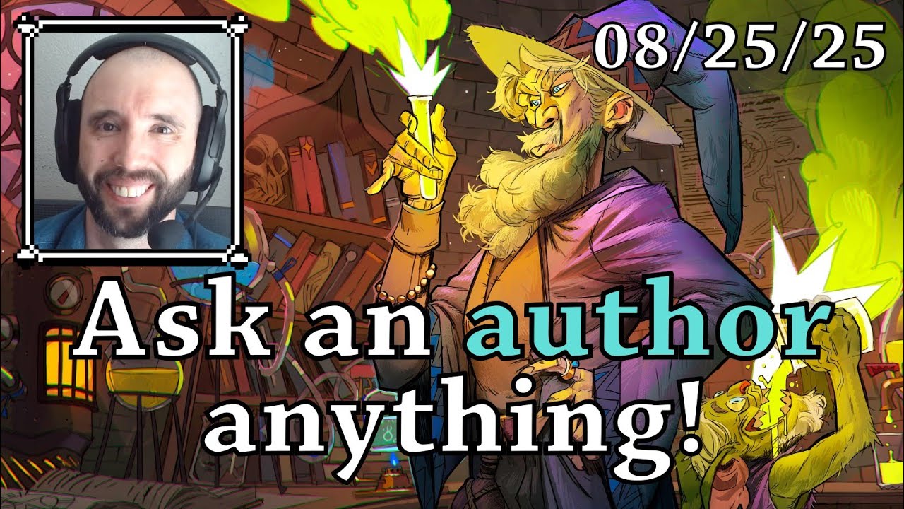 Ask an author anything (Aug. 25, '25)