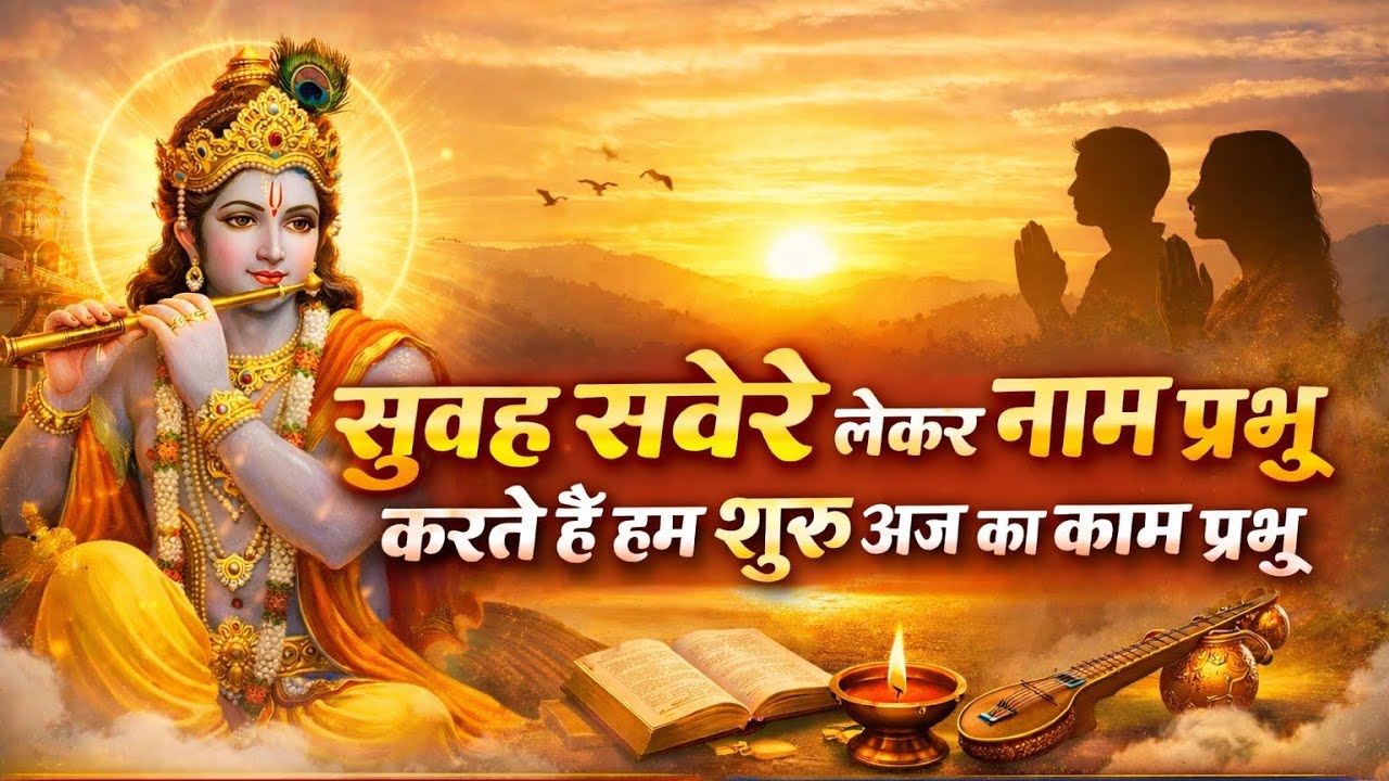 सुबह सवेरे लेकर नाम प्रभु करते हैं काम शुरू @GanpatiBappaMorya2@sanjunayakji52@mahadevmiracle