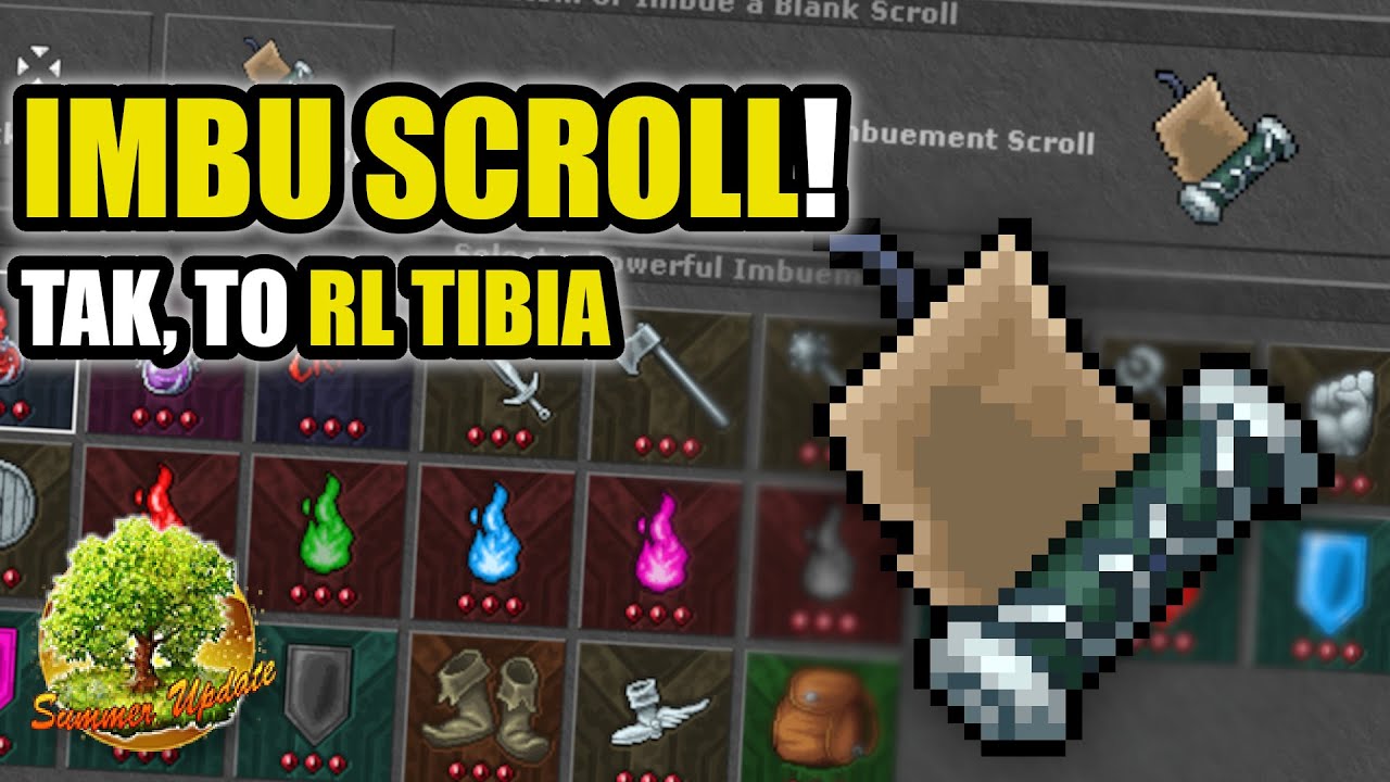 SCROLL DO IMBU!! SUPER ZMIANA DLA NISKOPOZIOMOWYCH GRACZY | Tibia - Summer Update - Teaser 2