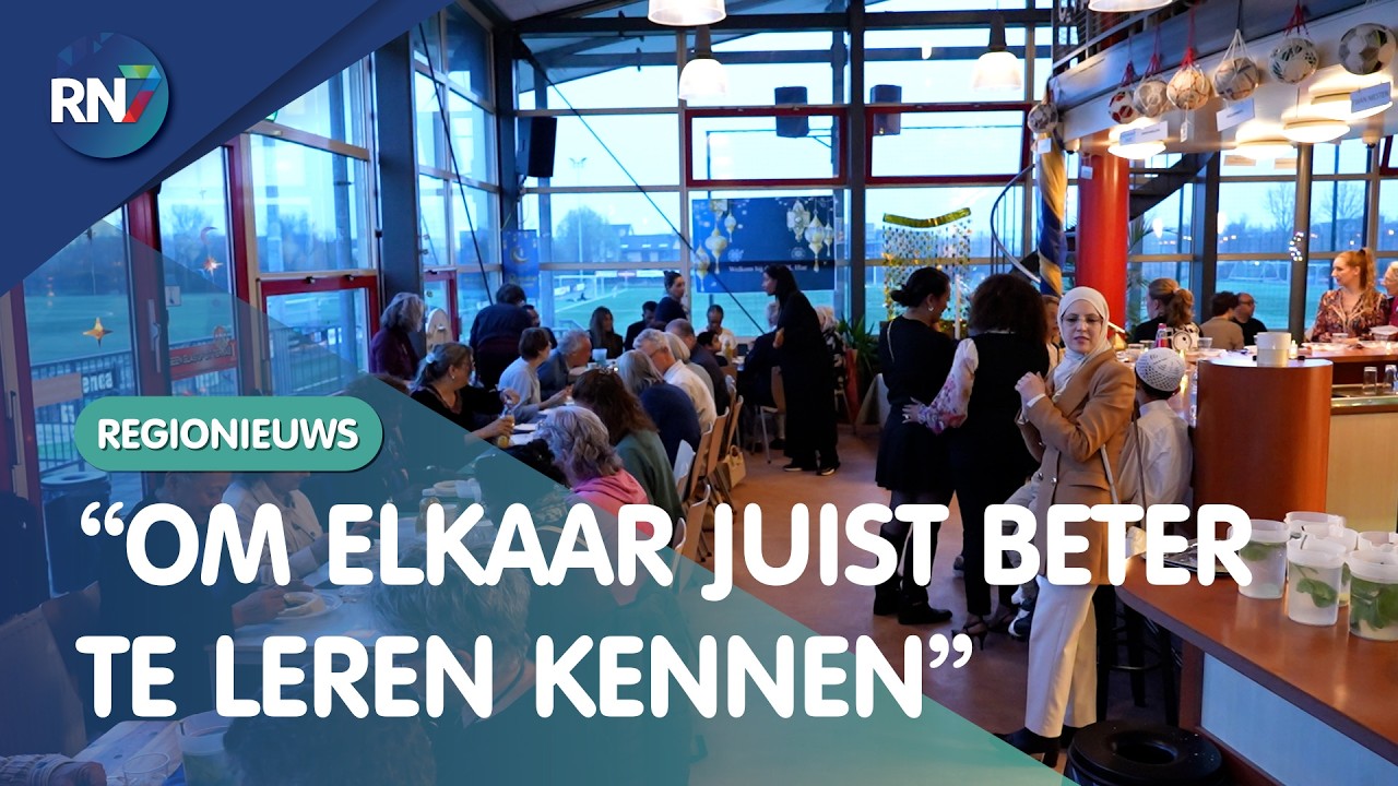 Samen aan tafel tijdens Iftar in Lent  ||  RN7 REGIONIEUWS