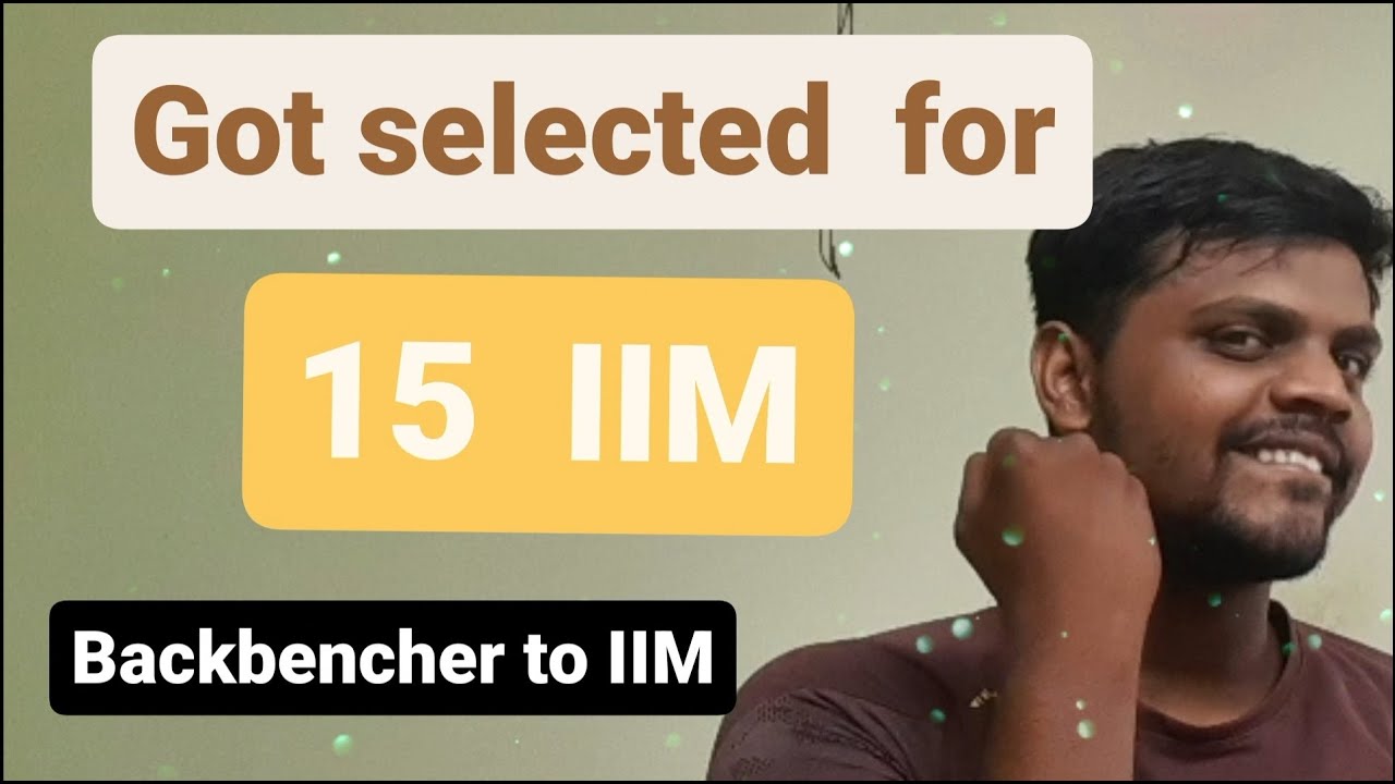 From Backbencher to IIM Success| My CAT Exam Journey to 15 IIM Selections | IIM success story Tamil