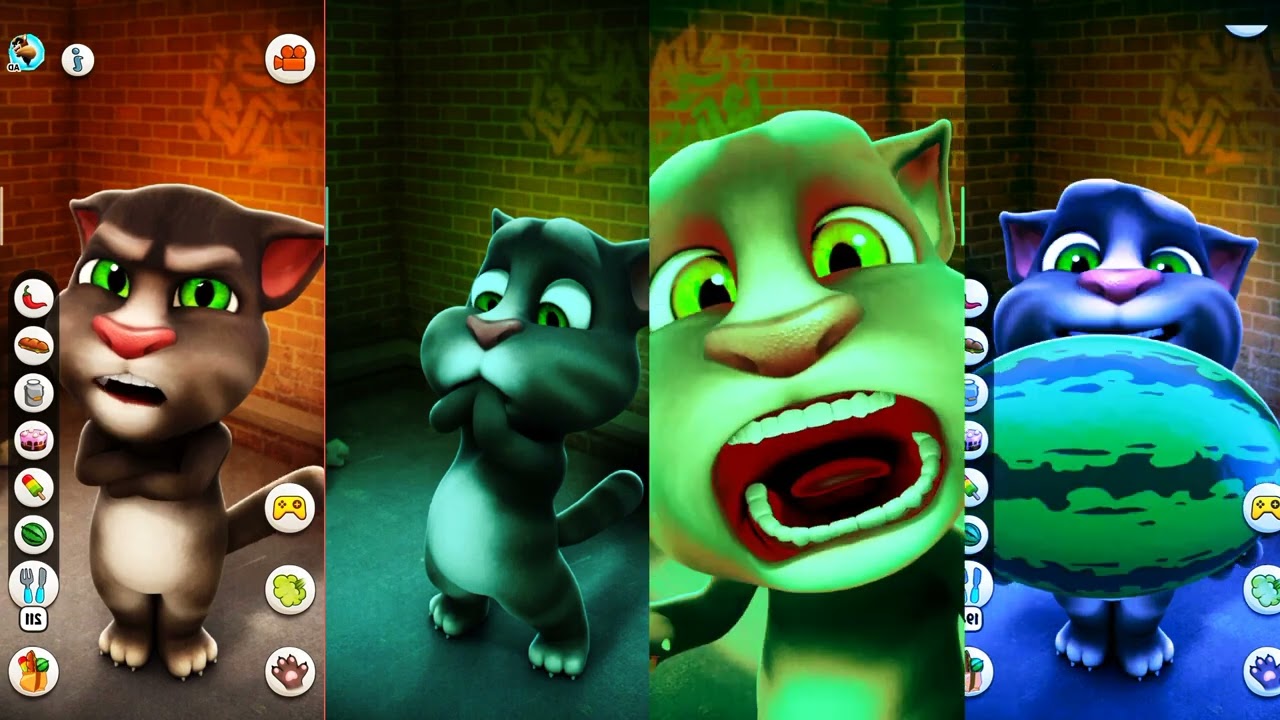 Talking Tom Funny Gameplay Boos