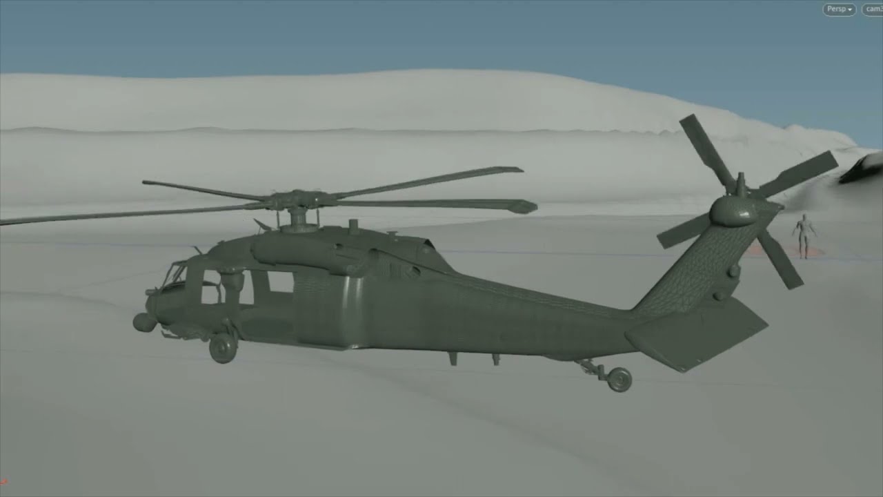 3D Dynamic helicopter simulation • 1