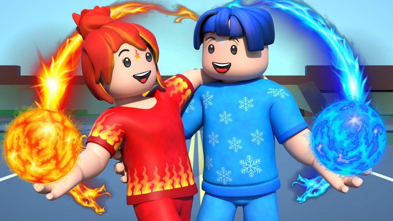 ROBLOX Brookhaven 🏡RP: Fire and Ice Love Story | Roblox Jack