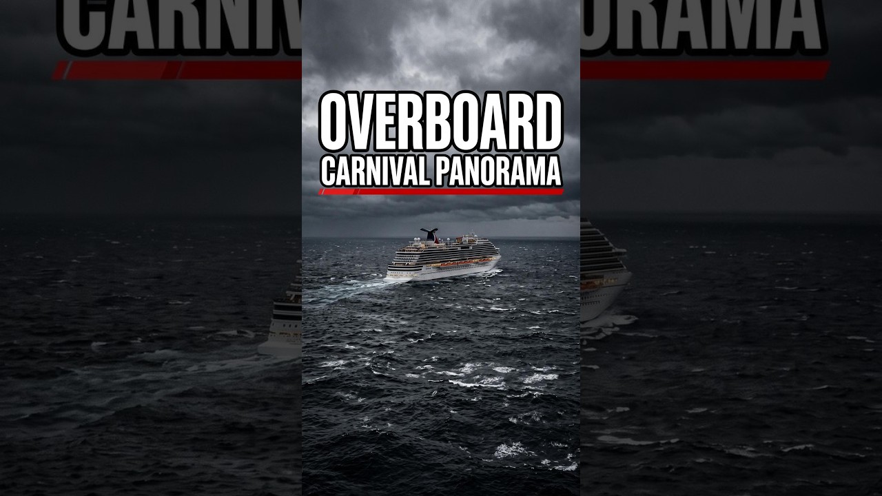 Carnival Panorama Overboard Missing Passenger Search Ends at Sea