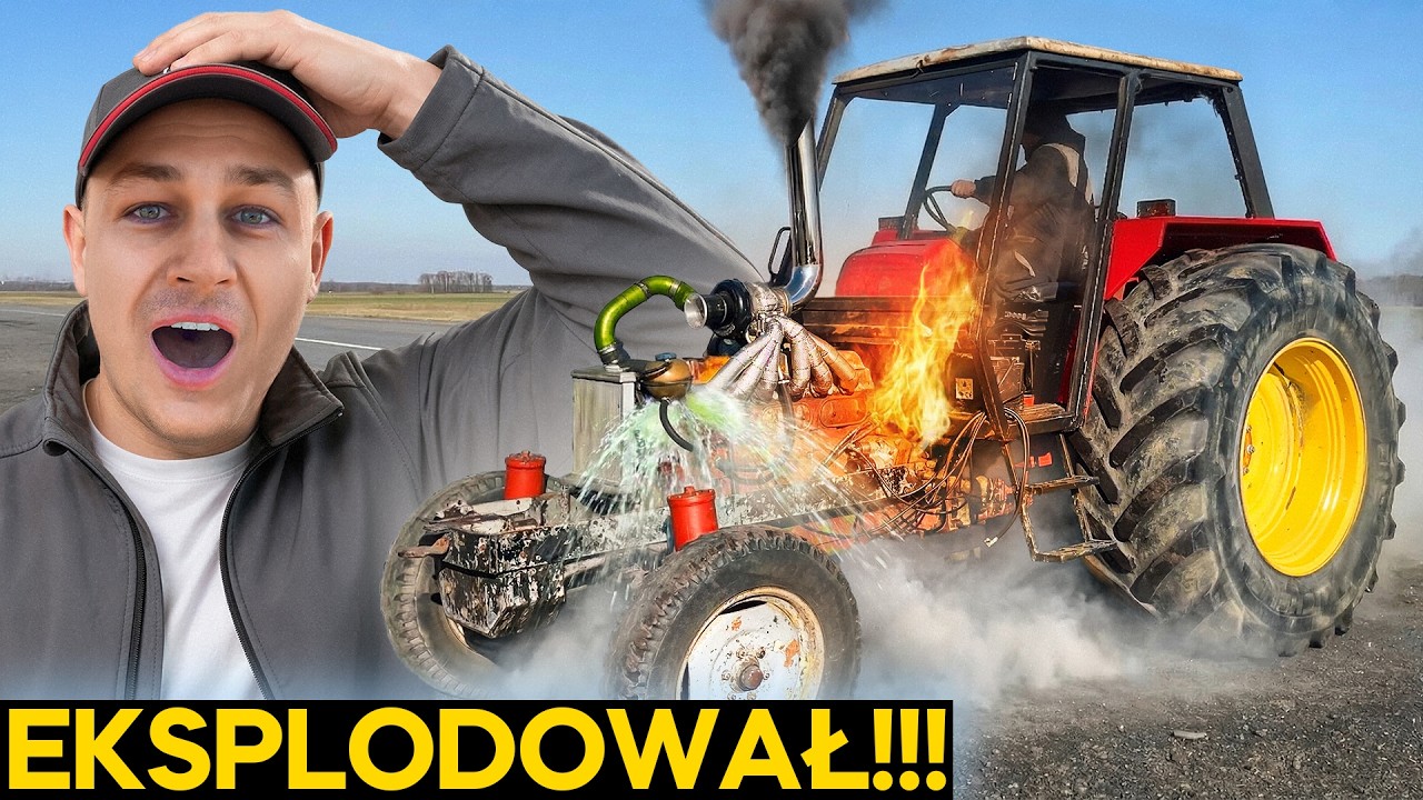 WALCZYLIŚMY do końca ALE...URSUS 1201 500 KONI nie PRZEŻYŁ HAMOWNI...