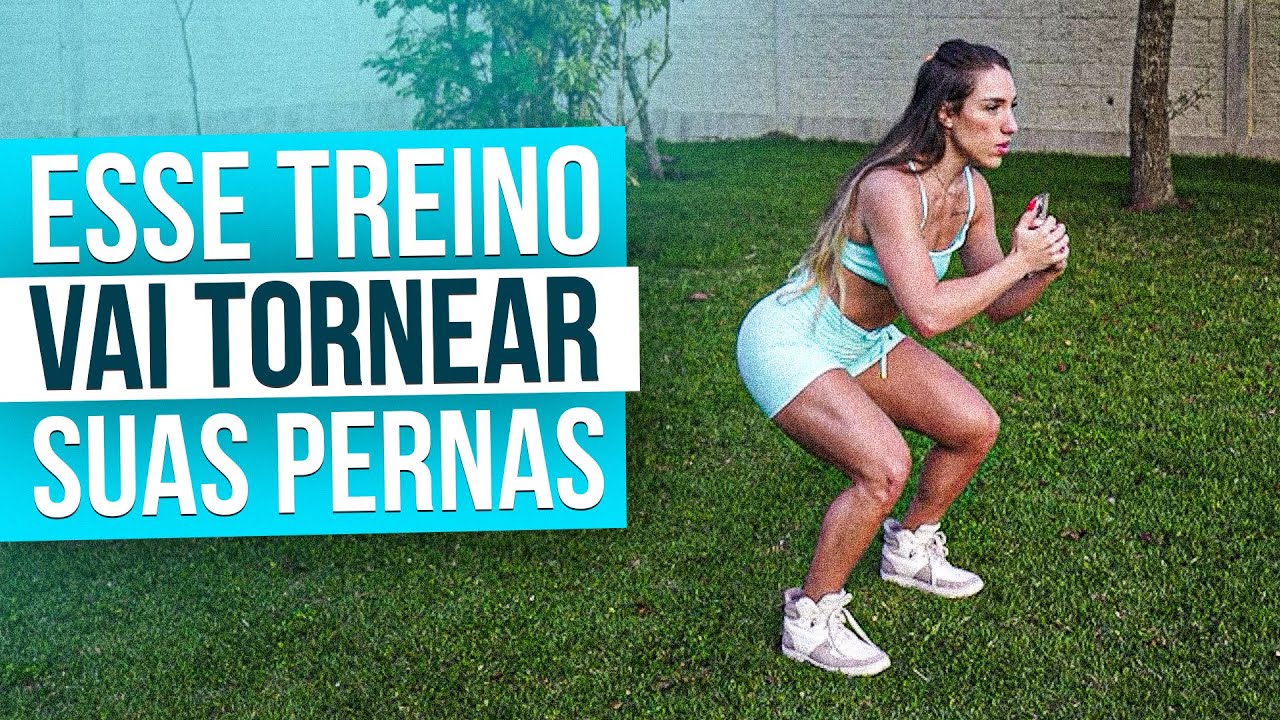 TREINO RÁPIDO PERNAS TORNEADAS | TREINO EM CASA