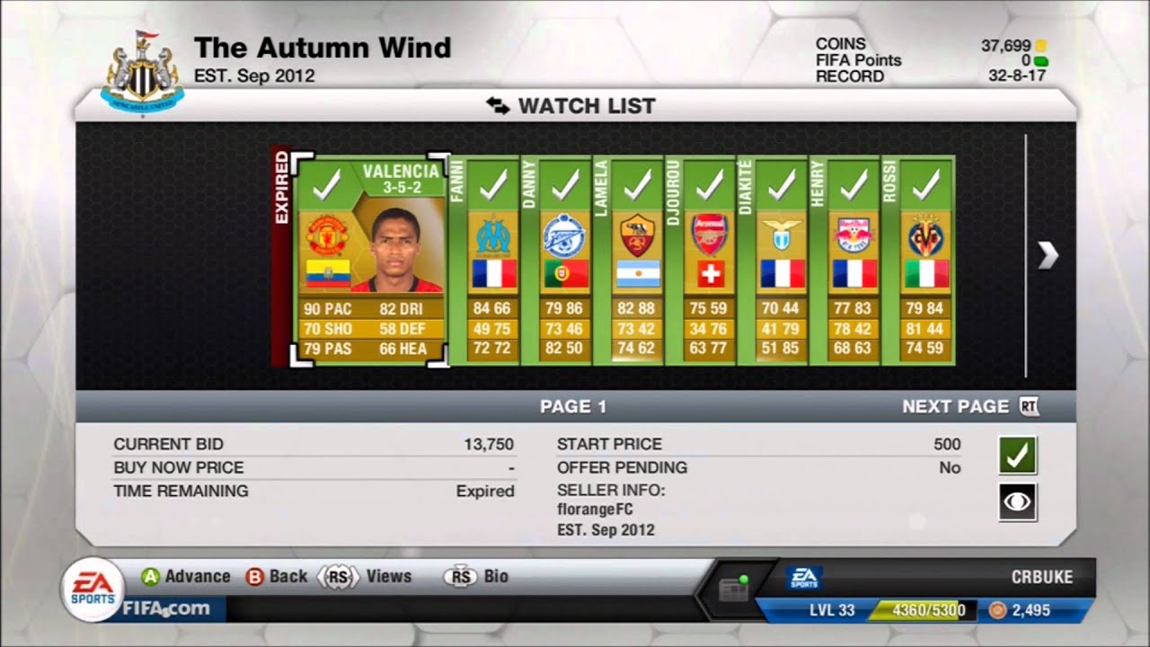 FUT 13 Trading Tips - Ep.2 The 600 650 Method