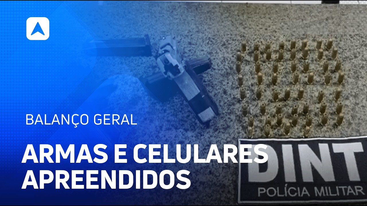 Dupla é presa com armas e celulares roubados em Luís Correia