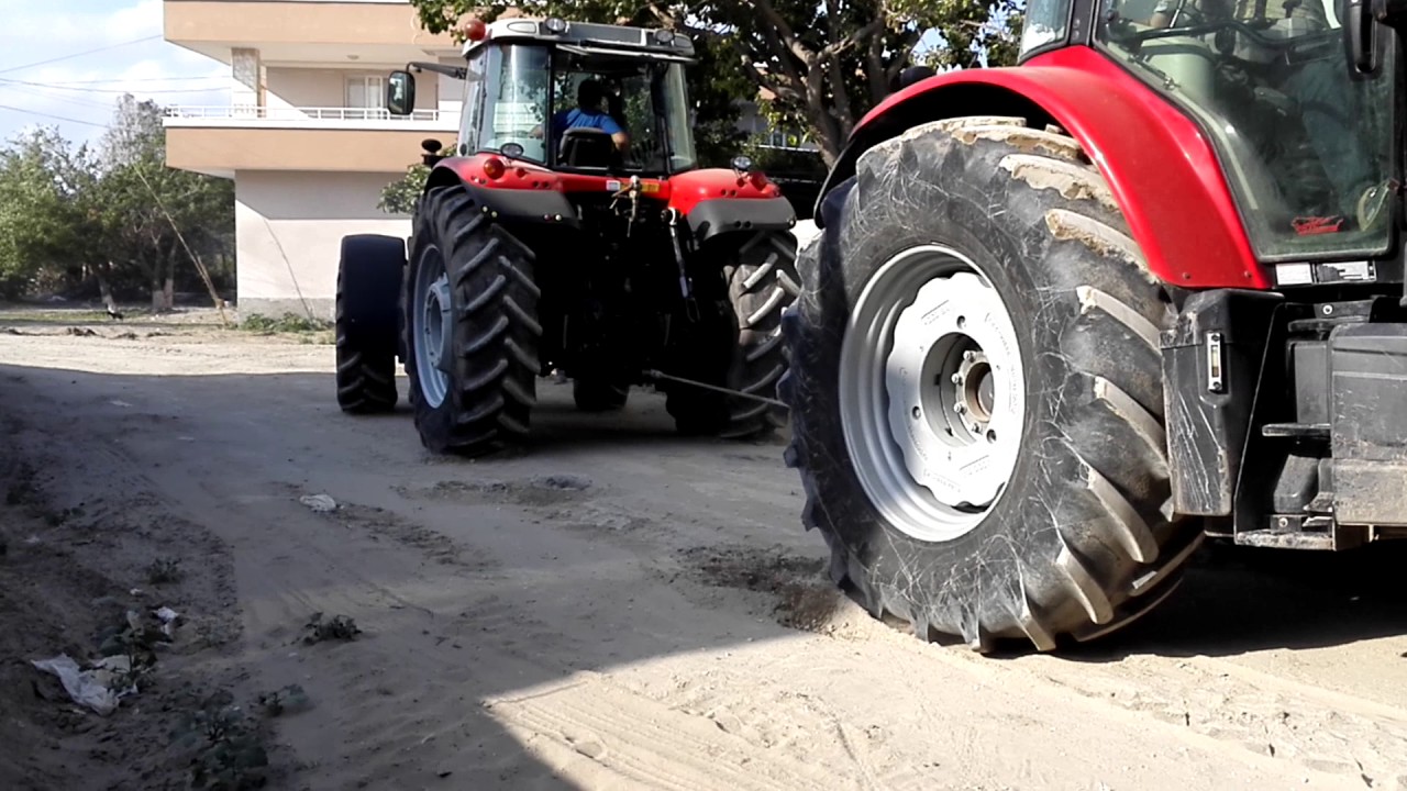 Massey ferguson 7618d dyna vt Vs 6495 massey traktör çekişmesi