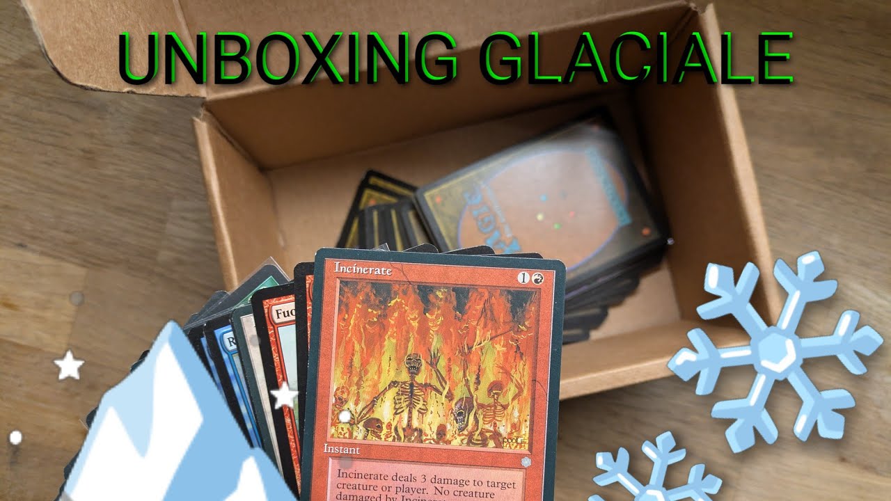 UNBOXING: Magic The Gathering (Ice Age, Alliances, Coldsnap e...)