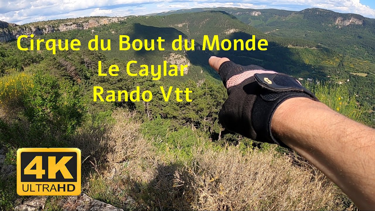 Randonnée Vtt à Soubès (34) Le Caylar, cirque du Bout du Monde
