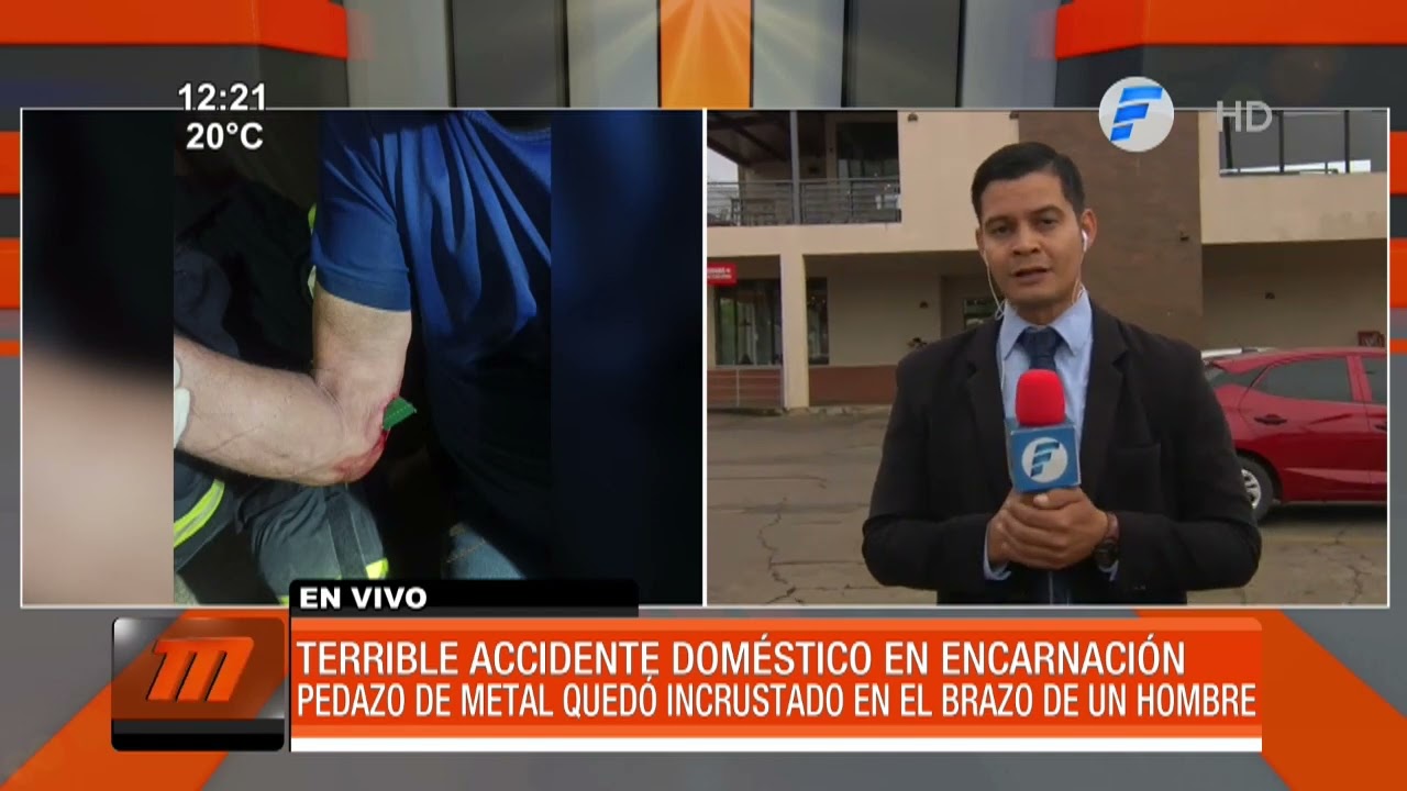 Terrible accidente doméstico en Encarnación