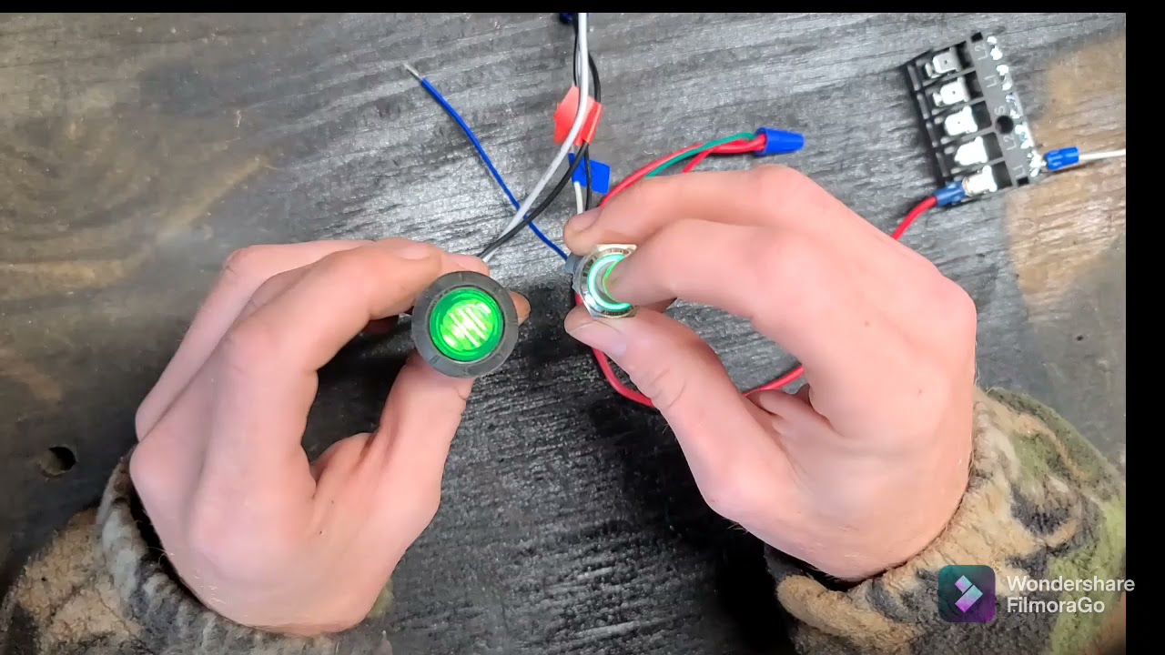 How to wire a 5 pin halo LED switch.