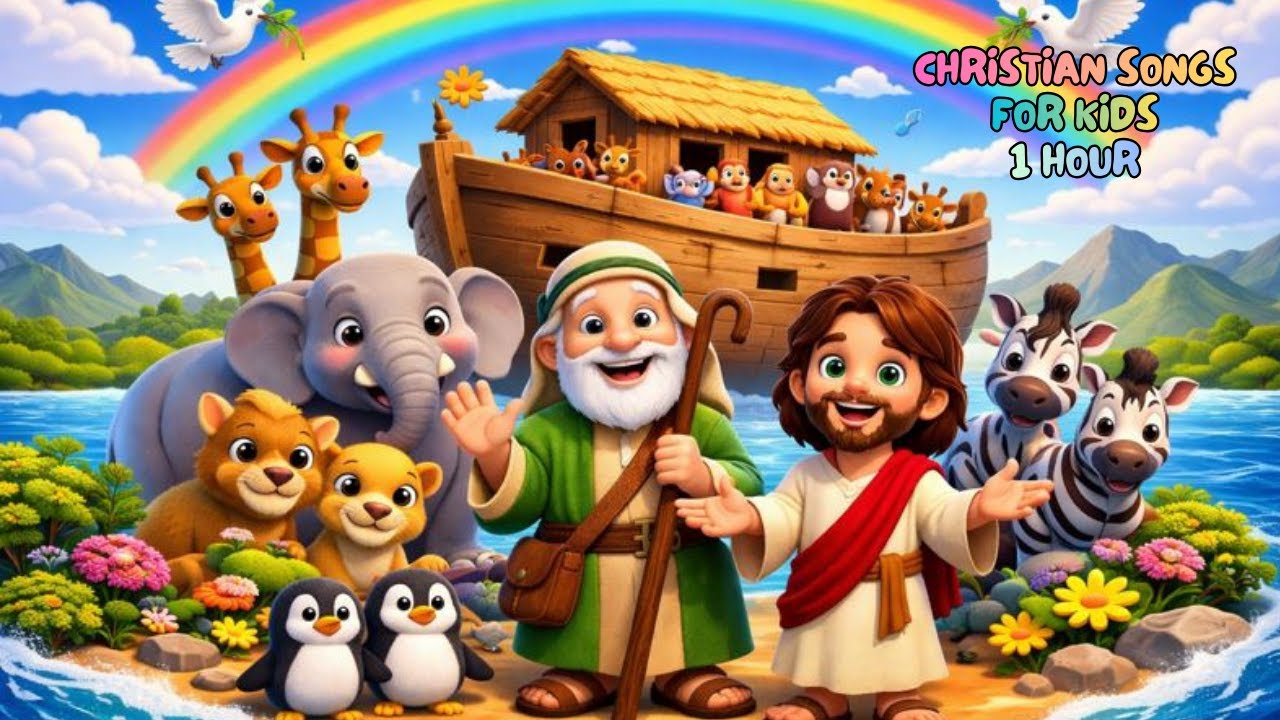 Noah’s Ark | Christian Songs for Kids | 1 Hour of Praise and Worship Songs | Bible Songs for Kids
