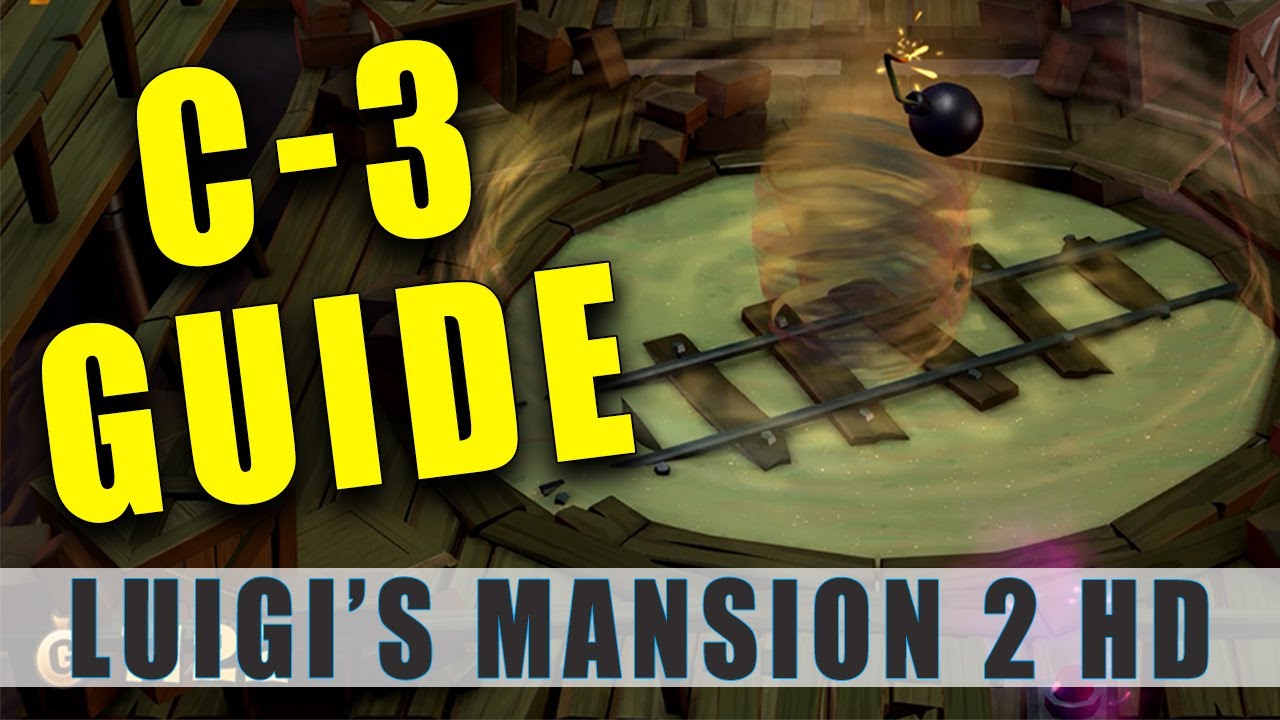 Luigi's Mansion 2 HD C3 walkthrough Roundhouse Brawl 100 guide Nintendo Switch
