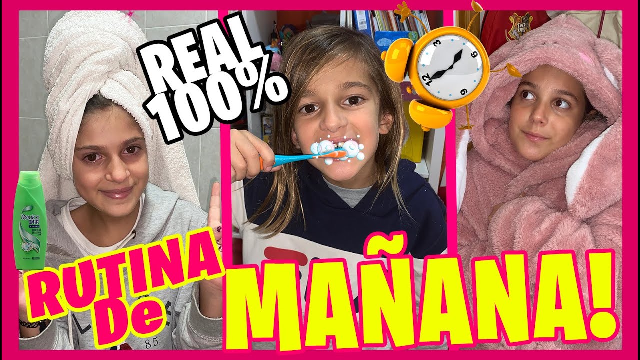**RUTINA DE MAÑANA** 100% REAL ⏰ NUESTRA MORNING ROUTINE En Fin De SEMANA Con FAMILIA NUMEROSA 👫Vlog
