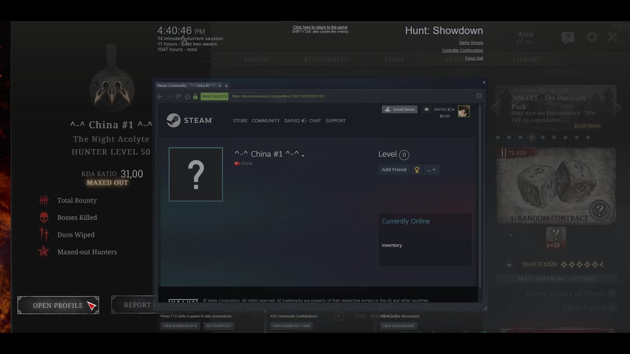 Hunt: Showdown - Update 1.9 ft. Cheater with Mosin spitzer all jumping headshot (WAIT FOR THE END)