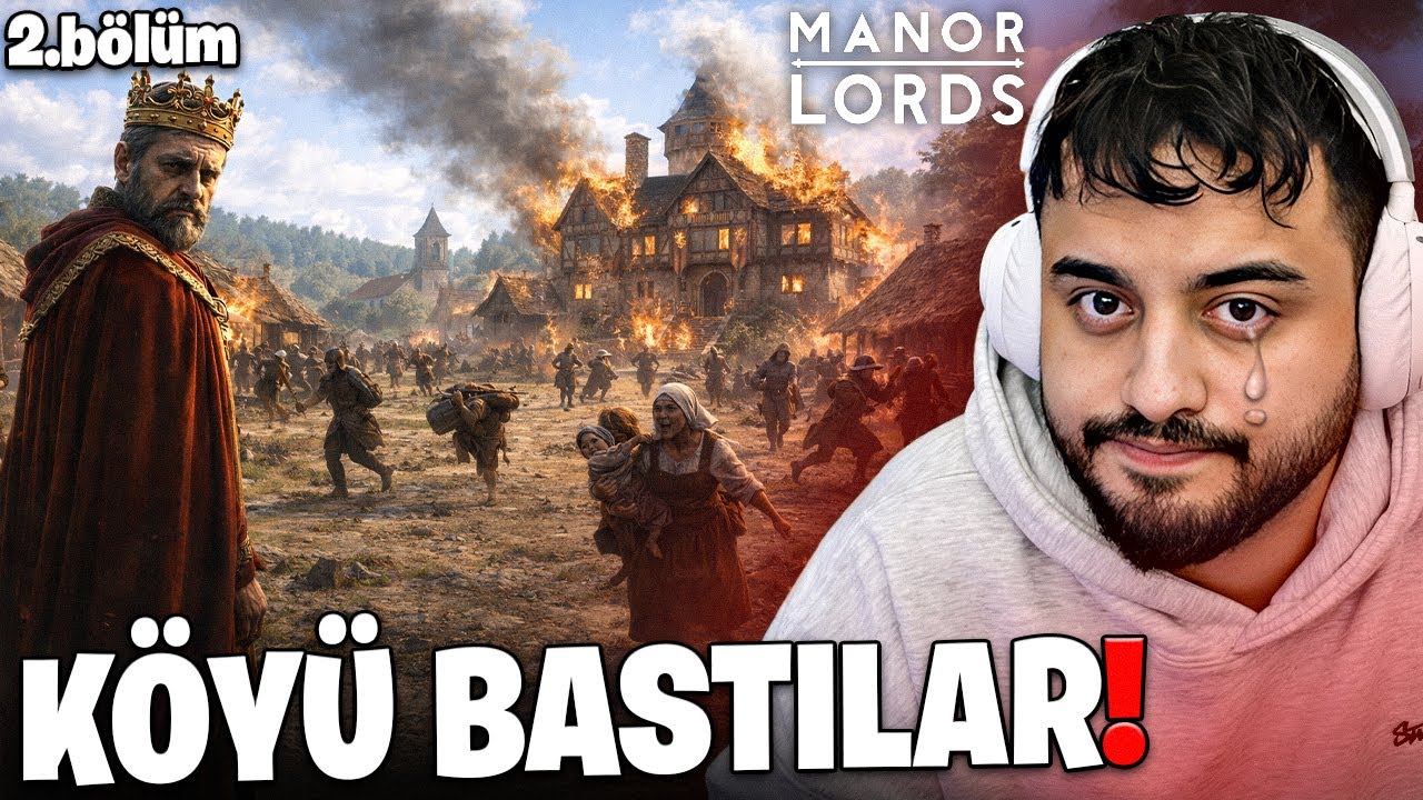 KÖYÜMÜZÜ BASIP HERYERİ YAKIP YAĞMADILAR! (İNTİKAM YEMİNİ) Manor Lords #2