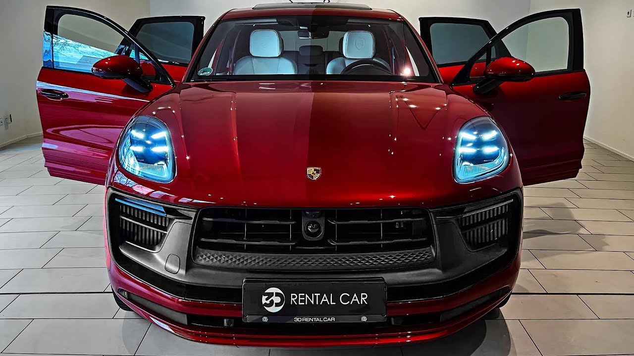 Porsche Macan GTS (2024) - Звук, интерьер и экстерьер