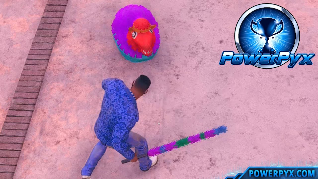 Saints Row - Fiesta Time Trophy / Achievement Guide (How to Get Pinata Launcher & Pinata Stick)