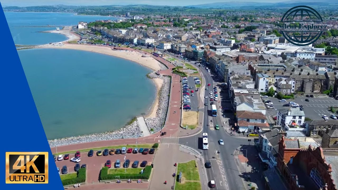 Relaxing 4K Drone Film Over Morecambe Bay | Peaceful Aerial Views & Music