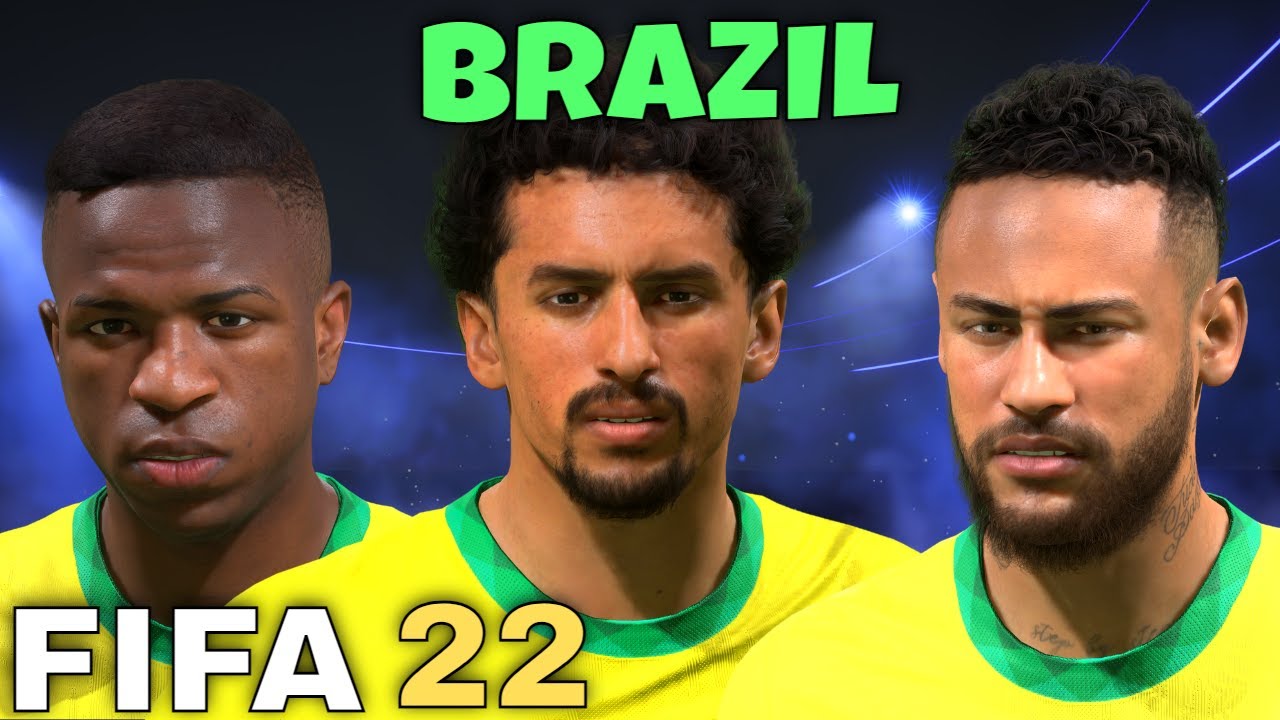 FIFA 22 All Brazil Faces